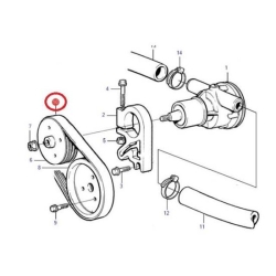 Pasek V-ribbed belt Volvo Penta 3580835