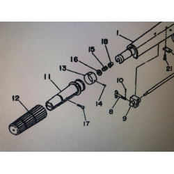Yamaha 90386-34034 INDICATOR, THROTTLE 6G1-42137-10