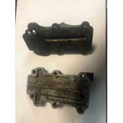 Q3d Johnson Evinrude 6 8 HP Outboard Exhaust Plate Inner & Outer 336857 329048